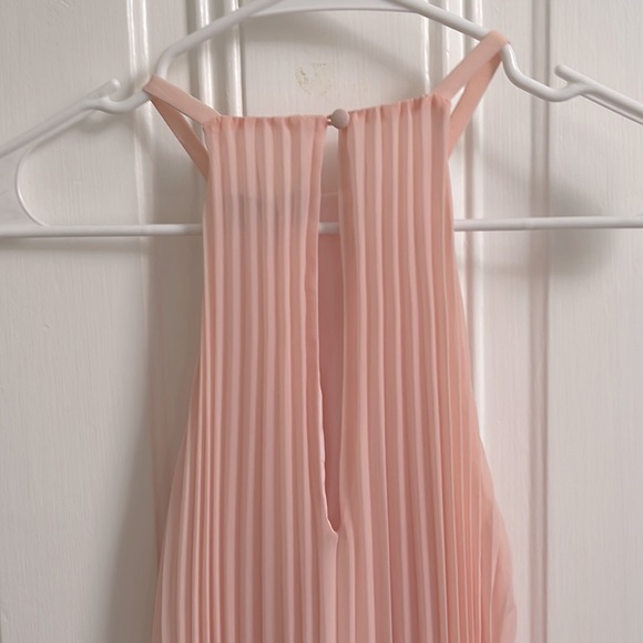 Likely Light Pink Accordion Pleat Midi Dress - Picture 10 of 11